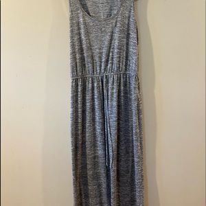 Bobeau Womens Gray Jersey Knit Long Dress Sleeveless Size Medium 6/8/10